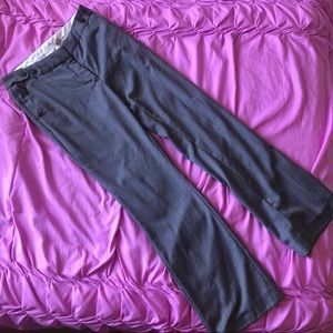 H&M Light Gray Slack Dress Pants with Side Buttons